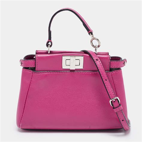 fendi peekaboo crossbody|fendi peekaboo leather bag.